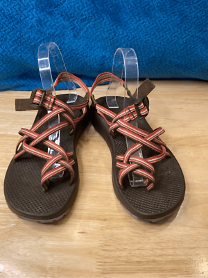 Chaco ZX2 brown red strappy active sandals | eBay