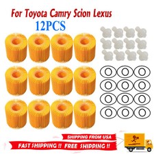04152-YZZA1 Engine Oil Filter Pack of 12 For Toyota Lexus Scion New