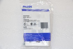 Nordox/cdt ax101437 4 port interface wall plate (628575064069)