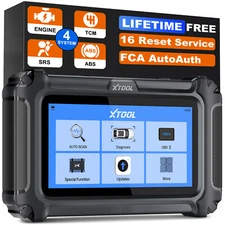 XTOOL D5S Car OBD2 Scanner Engine ABS SRS TCM System Diagnostic Tool FCA CANFD