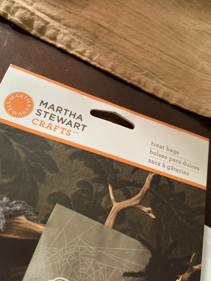 Kit de bolsas de golosinas de Halloween artesanales Martha Stewart nuevo en paquete Foto 3 de 3
