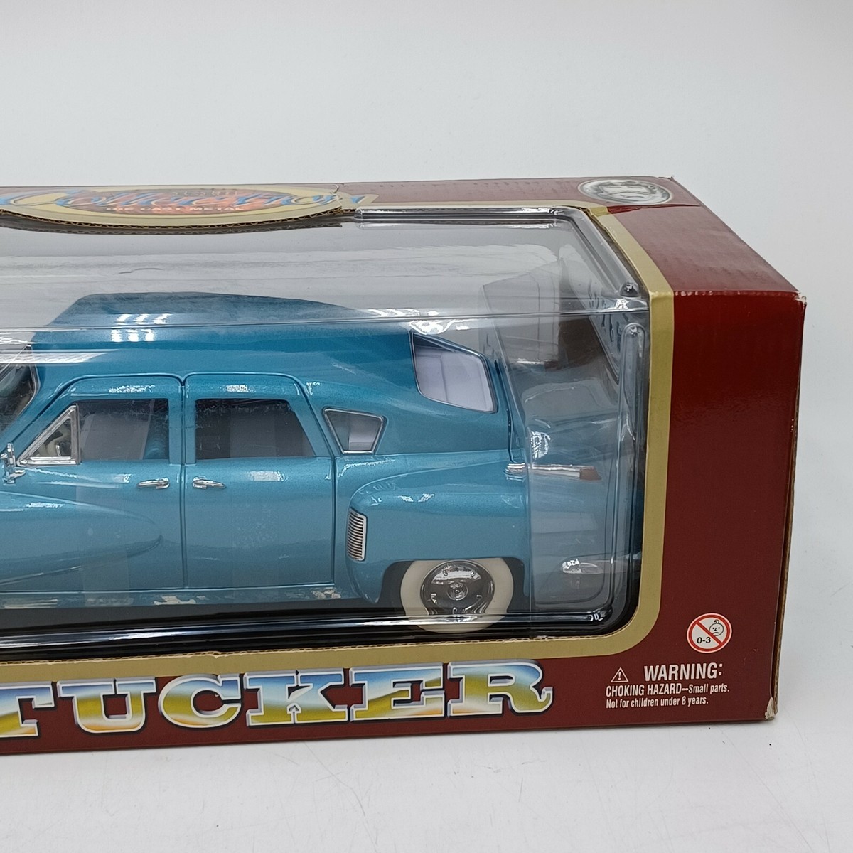 Road Legends 1948 Aqua Blue Tucker 1 18 Diecast Car # 92268 With