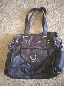 leather fossil bolsa