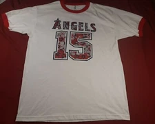 Alstyle Apparel Classic Fit 100% Cotton Men's Short Sleeve T Shirt LA Angels XL 