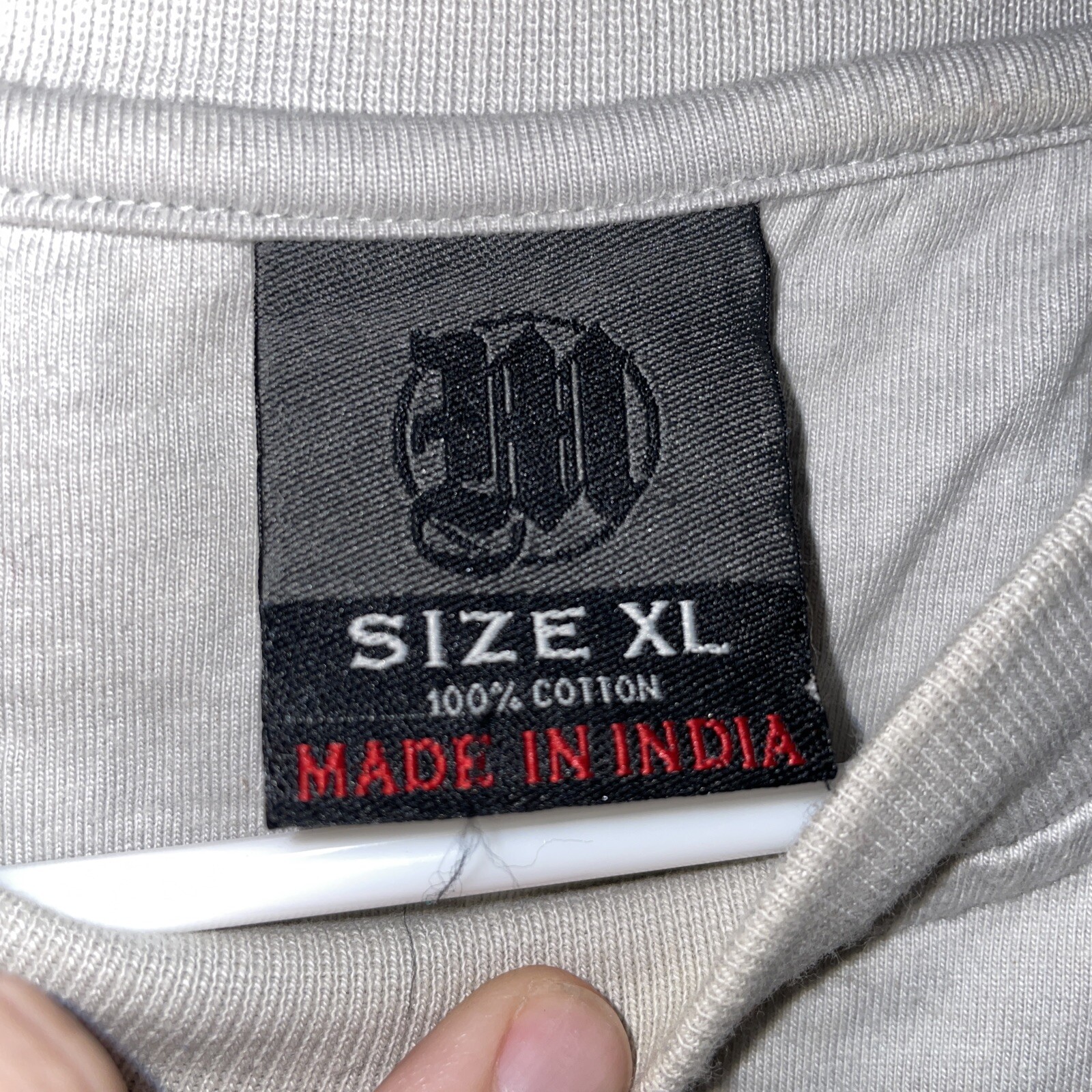 FILA Camicia ricamata in feltro Makaveli marca Tupac taglia XL vintage t shirt rap braccio della morte