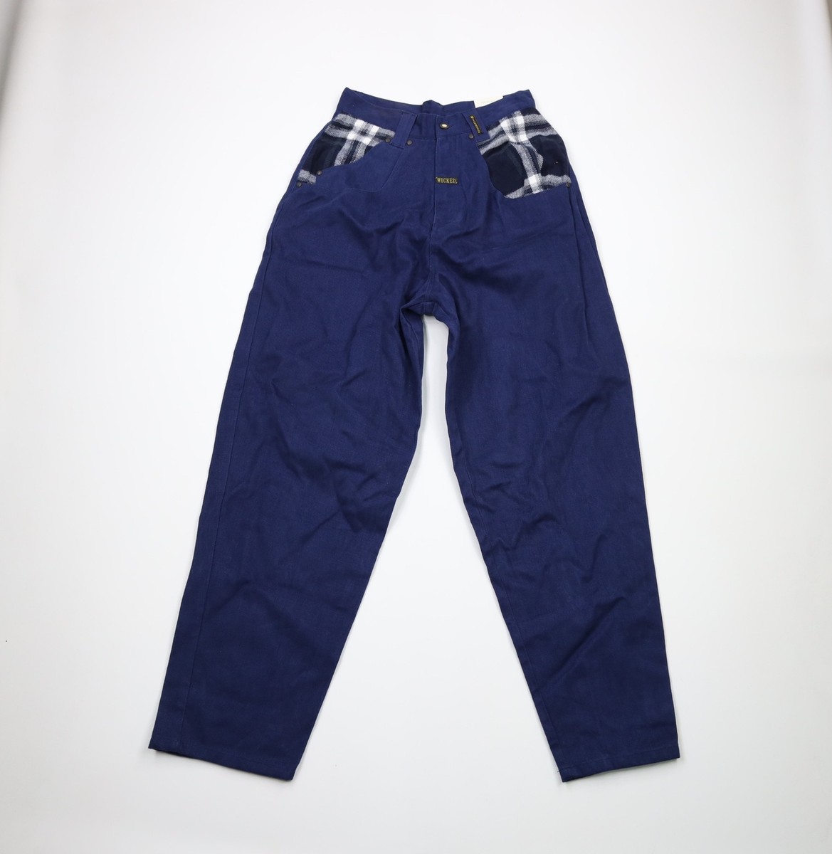 NOS Vintage 90s Streetwear Mens 30x31 Big Pocket Baggy Loose Fit