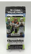 2020-2021 Panini NFL Chronicles Football Cello Value 15 Card Pack New 2020-21