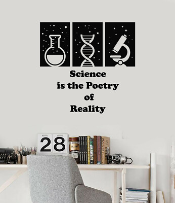 Vinyl Wall Decal Science Lab Quote School Class Scientific Decor ...