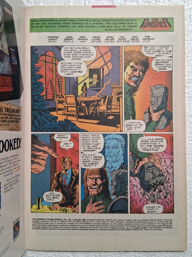 The Punisher Holiday Special #1 ~ Marvel Comics 1993 ~ Natale rosso ~ BELLO - Foto 2 di 3