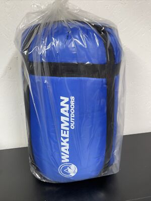 Sleeping Bag  - Wakeman Outdoors Blue