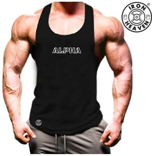 Alpha Vest Gym Clothing Bodybuilding Training Workout Exercise Boxing Tank Top