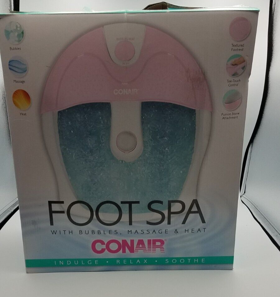 Conair Foot Spa with Bubbles, Massage & Heat New  in Origina