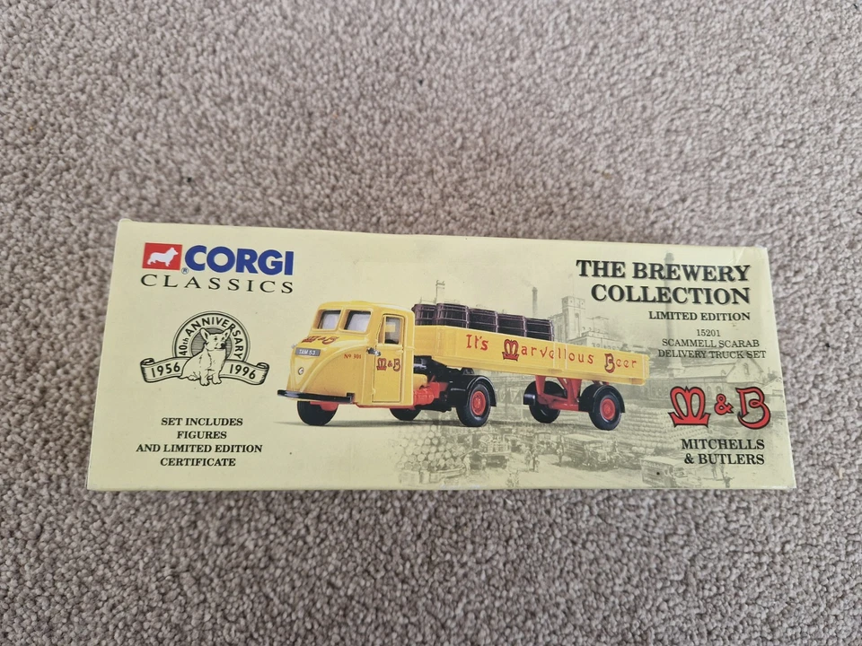 1/50 CORGI SCAMMELL SCARAB 'MITCHELLS & BUTLERS' DELIVERY TRUCK SET 15201 - Image 2 of 2