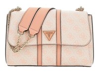 Guess Noreen Logo Convertible Crossbody Flap UmhäNgetasche Dusty Rose Logo Neu