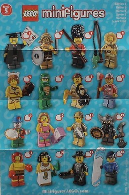 LEGO  Minifiguren Serie 5 - 8805 - Auswahl - NEU/OVP oder ZIP Tüte