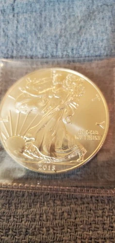 2015 American Silver Eagle Uncirculated 1oz .999 Fine Silver
