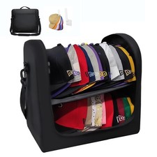 Large Hat Bag for Baseball Caps, Portable Hat Organizer Carrier for Travel, H...