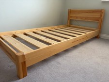 Single Wood Bed Frame Used