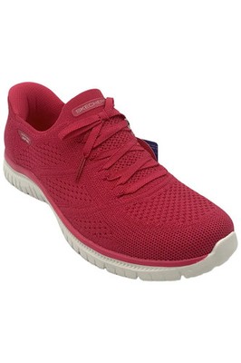 Skechers Women's Slip-ins Virtue Knit Fixed Lace Shoes Flawless Pink