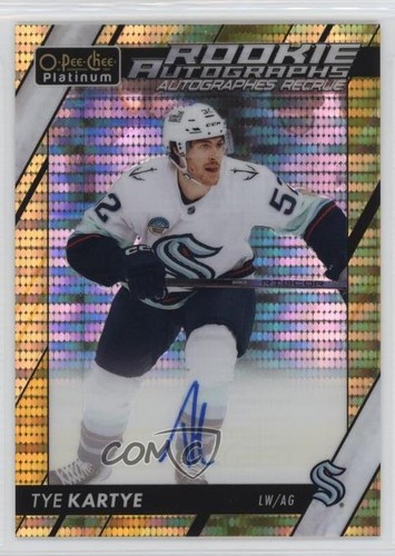 2023-24 O-Pee-Chee Platinum Rookie Sejsmiczne złoto /25 Tye Kartye #R-KA Auto RC - Zdjęcie 1 z 4