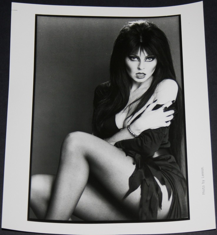 ELVIRA MISTRESS OF THE DARK Original Photo PORTRAIT BY LENNON Vintage RARE