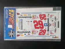 2001 Kevin Harvick 29 Goodwrench Rookie 1:24 Decal - Waterslide Slixx Decals