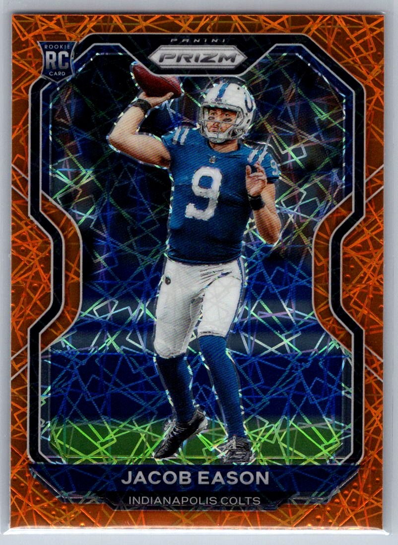 2020 Panini Prizm Jacob Eason Prizm Lazer RC #331