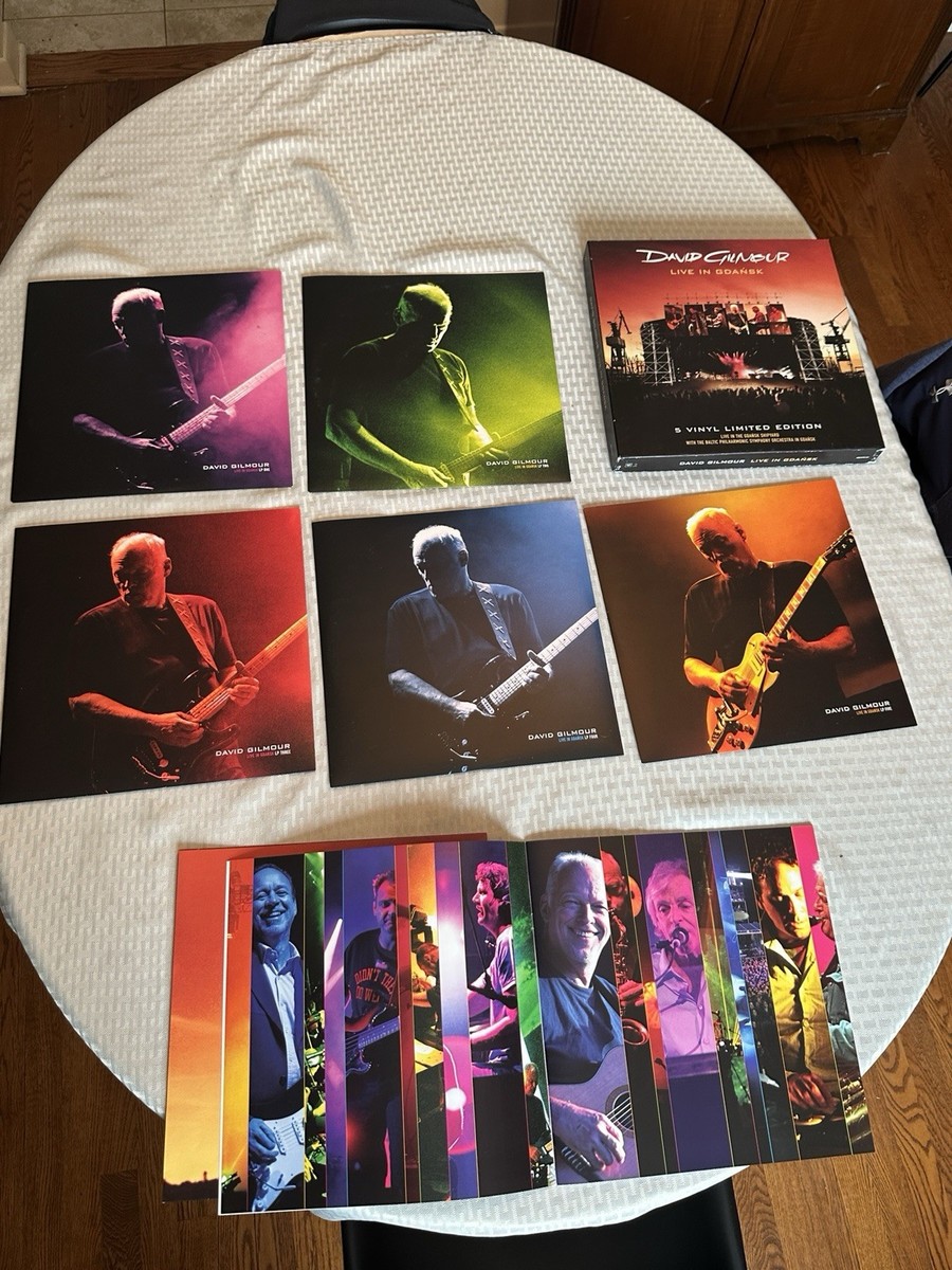 David Gilmour Live in Gdansk 5LP Box Set Complete NM Vinyl w/ Book