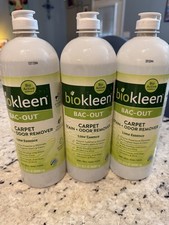3x Biokleen Bac Out Carpet Stain  Odor Remover - Lime Essence 32 oz