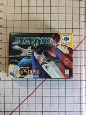 Star Fox 64 Rumble Pak Bundle Nintendo 64 1997 Box/Manual/Inserts - NO GAME
