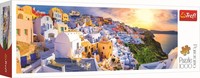 Puzzle 1000 Panorama Sonnenuntergang In Santorini, Griechenland | Deutsch