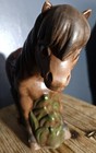 Antique Hand-painted Ceramic Horse & Saddle  Signed '74 Initials AM — photo 5