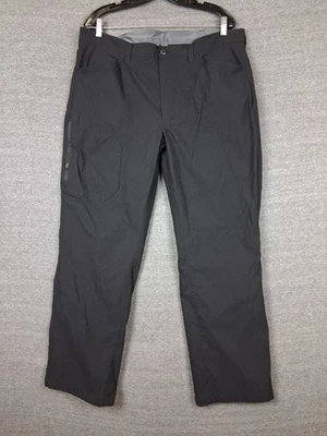 Eddie Bauer Mens Pants 38x30 Black Nylon Fleece Lined Tech Camping Gorp Outdoor - Image 1 of 4