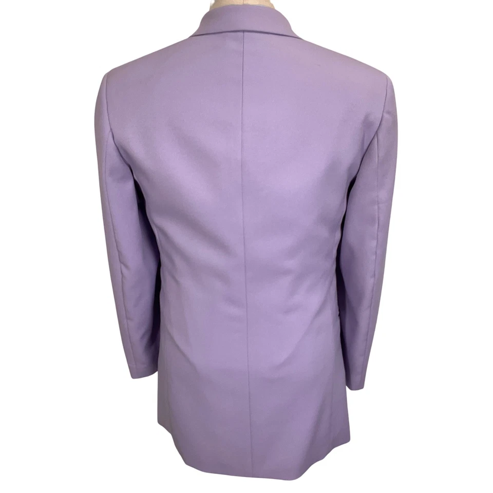 Andrew Fezza Fusion Tuxedo Blazer Mens 36L Purple Formal Prom Jacket Washable - Image 4 of 4