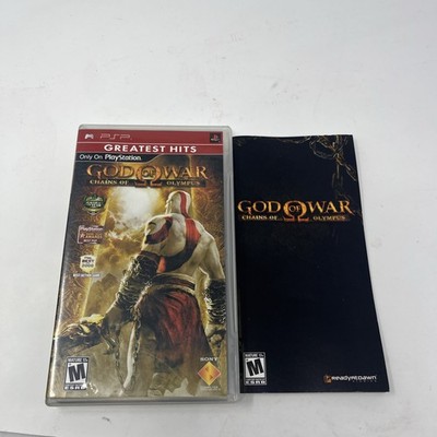 God of War Chains of Olympus (PSP) - Authentic Case & Manual Only (NO GAME)
