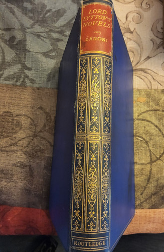 Cover of lord lyttons novels 1867 zanoni