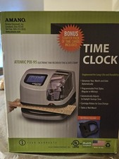 Amano PIX-95 Electronic Time Recorder Time & Date Stamp with Starter Pack