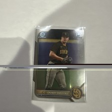2022 Bowman Draft #BDC-82 Robby Snelling Chrome 1st Bowman Padres Marlins
