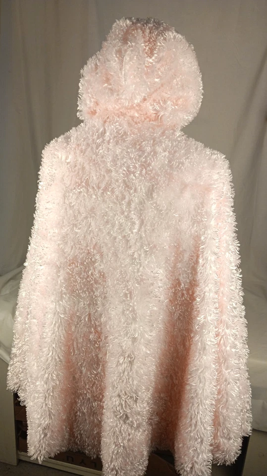 Plush Disney Princess Cape with Hood & Disney Character Ribbon ~ Holiday, Gift - Image 2 of 4