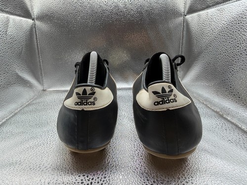 Size 9.5 Adidas Black Mens Low Top Lace-Up Thoroughbred Football Soccer Cleats - Picture 9 of 11