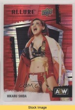 2022 Upper Deck Allure AEW Red Rainbow Hikaru Shida #33 READ 11q6
