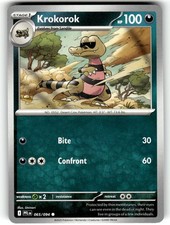 Pokemon 2025 ME02: Phantasmal Flames Card #65 Krokorok