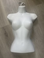Mannequin White Hollow Clothing Form Hanging Female Display Torso Fits 5 to 10