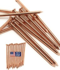 12-Pack Copper Nail Spikes - Heavy-Duty Tree Stump Killer & Eco-Friendly Removal
