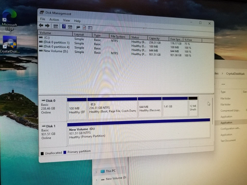 Seagate LaCie Mobile Drive 1TB USB-C HDD Hard Drive LRD0TU9 ST1000LM035-1RK172 - Image 3 of 4