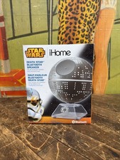 STAR WARS IHOME DEATH STAR BLUETOOTH SPEAKER FIGURE GEORGE LUCAS STORMTROOPER