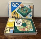 Vintage 1974 Milton Bradley King Oil Board Game 4410 Strategy Drilling Complete