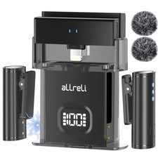 ALLreLi Wireless Lavalier Microphones for iPhone, All USB-C