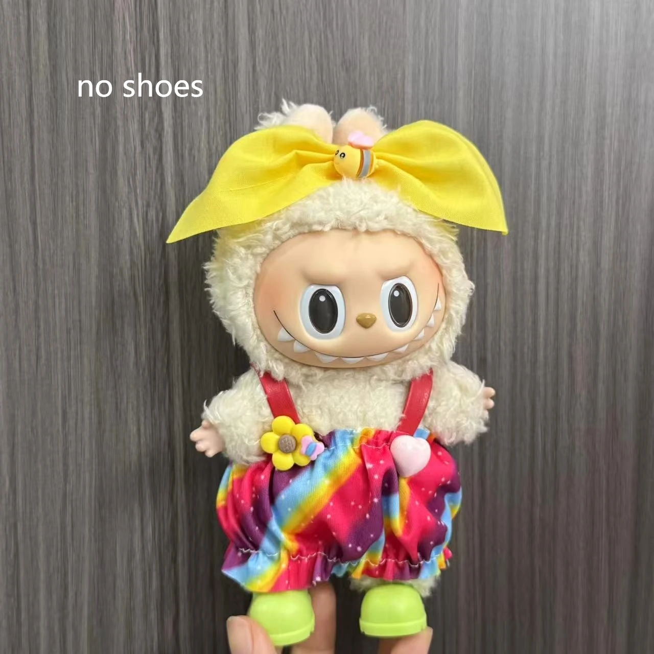 Labubu Doll Clothes 17cm Skirt Outfit Set for Halloween Dressing