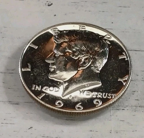 1969-S 40% Silver Kennedy Half Dollar - Lower Quality PROOF ~ Free Shipping! #2